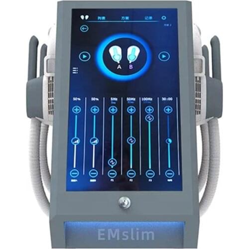 EMSlim Portable 4 Handles EMS Muscle Stimulator Building Body Sculpting Shaping Electromagnetic Butt Lift Fat Removal Machine