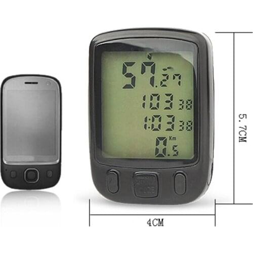 Bicycle code table mountain bike speed measuring form car 563B English odometer luminous