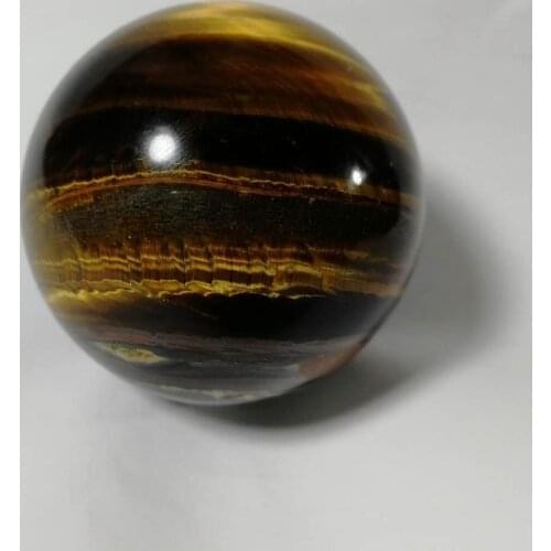 Nice gift 100% Natural tiger eye quartz crystal ball sphere healing as gemstone collection
