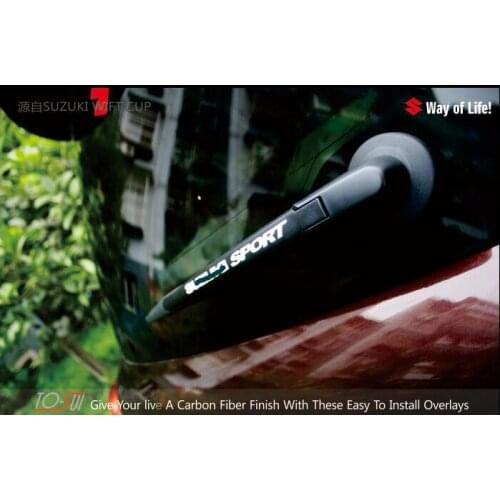 Used for Suzuki Vitara 2016, S-CROSS, SX4, Swift, Alto Car tail wiper arm, stickers, car stickers, free shipping