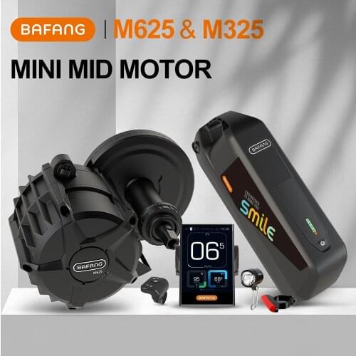 BAFANG M325 M625 Motor Kit 500W 750W 1000W New Version Mid Drive Motor MM G341.500.C With 19.6Ah High Capacity Samsung Battery