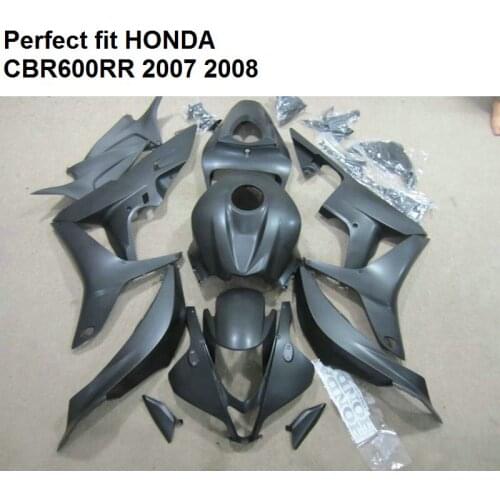 Bodywork kit for Honda fairings CBR 600RR 2007 2008 fairing kit CBR600RR 07 08 matte black SZ94