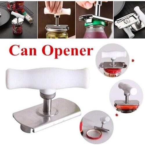 Can Opener Jar Bottle Adjustable Manual Stainless Steel Easy Kitchen Tool Hot Popular