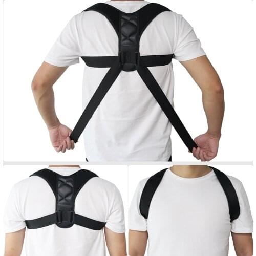 2019 hot Adjustable Back Posture Corrector Clavicle Spine Back Shoulder Lumbar Brace Support Belt Posture Correction
