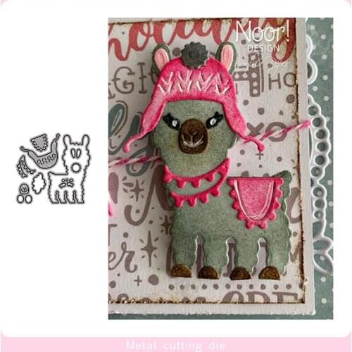 Alpaca puzzle Metal Cutting Dies for DIY Scrapbooking Photo Album Decorative Embossing Paper Card Crafts Die Cut 2019