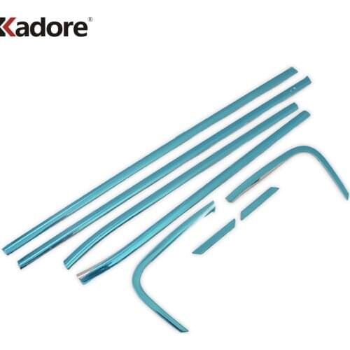 Window Trim For Kia Optima K5 2011 2012 2013 2014 2015 Stainless Steel Bottom+Rear Window Strip Car Styling Accessories 8pcs/set