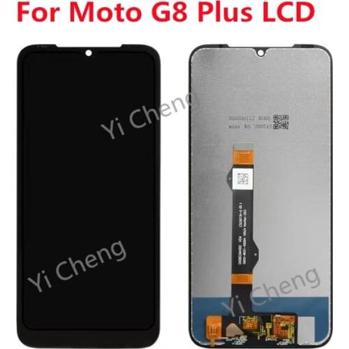 6.3" Original For Motorola MOTO G8 Plus LCD Screen XT2019 XT2019-1 XT2019-2 Display Touch Screen With Frame Digitizer Assembly