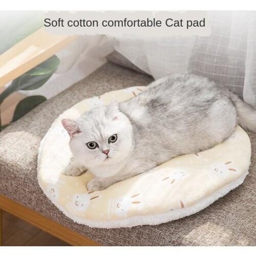 Autumn and Winter cat mat pet Four Seasons sleeping quilt supplies bite-resistant blanket non-sticky anti-cat stab foot mat cat