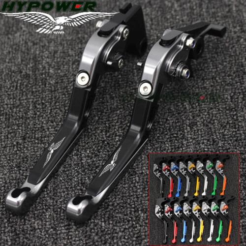 For Moto Guzzi Breva 850 1100 1200 GRISO BREVA 1100 NORGE 1200 GT8V CNC Motorcycle Foldable Extending Brake Clutch Levers 170mm
