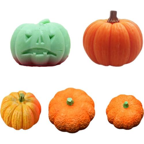 Halloween Candle Mould Pumpkin Ghost Candle Silicone Mold Chocolate Mold Baking Mold Candle Mold Candle Making cake mold