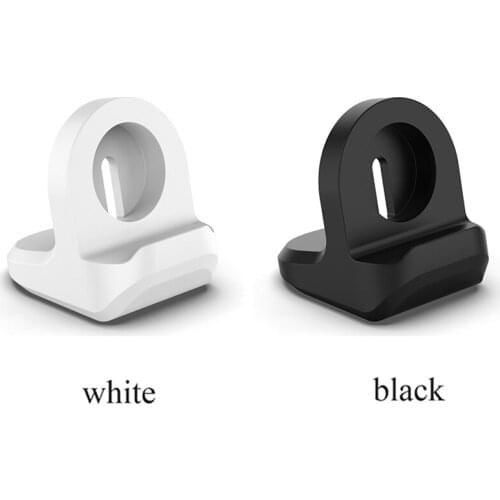Silicone Charge Stand Holder Station Dock For Watch iWatch Series 4 3 2 1 Charger Cable holder