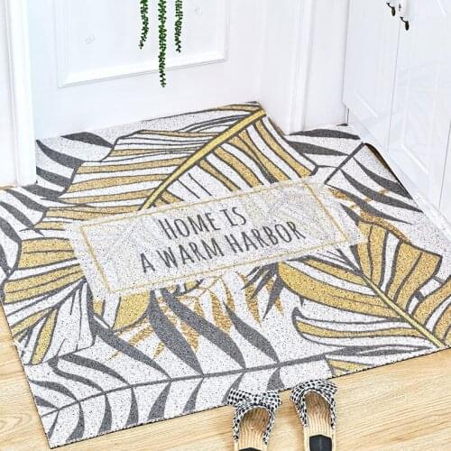 Tropical Plant Carpet Hallway Doormat Home Decor Living Room Floor Mats Modern Kitchen Carpets 4 Colors Free Shipping