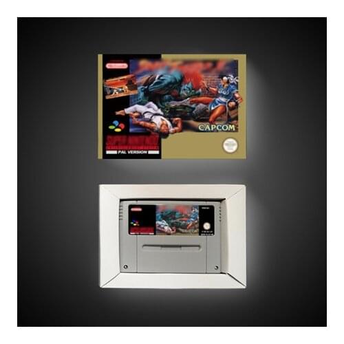 Street Game Fighter II - EUR Version Action Game Card with Retail Box