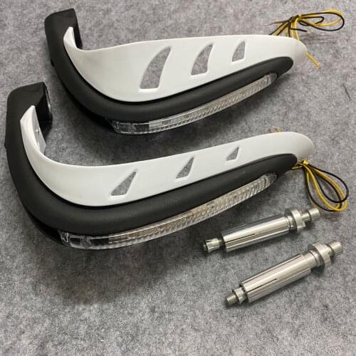 Motorcycle Handlebar Hand guards Protector LED Light Handguards LED Hand Guard Hand Guards FOR YAMAHA HONDA SUZUKI KWASAKI