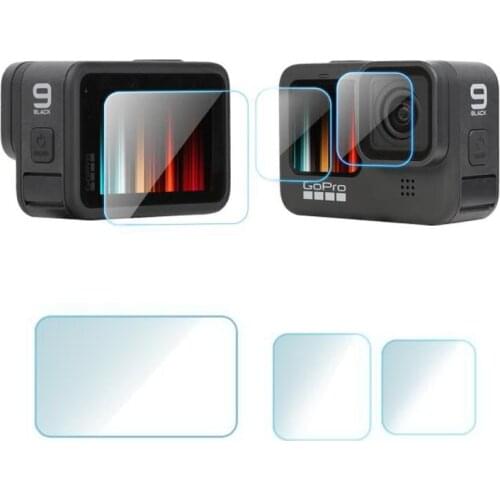 Tempered Glass Protector Cover For GoPro Hero 9 Black Protection Go pro Camera Lens Screen Gopro9 Protective Film Accessories