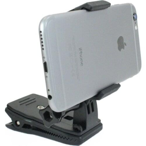 Backpack Clip Mount with Locking Phone Clamp. Great Mount for Smartphone, or GoPro Camera. Use for Live Streaming, or Video Reco