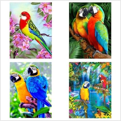 5D DIY Diamond Embroidery Scenery Bird Full Square/Round Diamond Painting Cross Stitch Landscape Picture Diamond Mosaic Decor