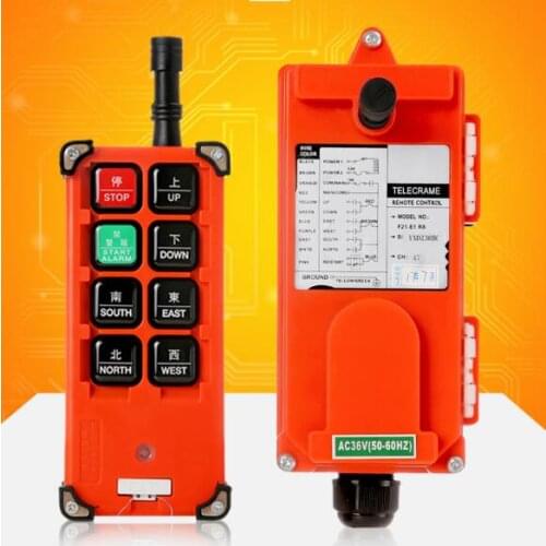 AC 110V 220V 380V DC 12V 24V 48V Industrial remote controller Hoist Crane Control Lift Crane 1 transmitter + 1 receiver