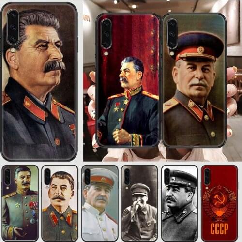 Joseph Vissarionovich Stalin Phone case For Samsung Galaxy A 3 5 7 8 10 20 21 30 40 50 51 70 71 E S 2016 2018 4G black tpu
