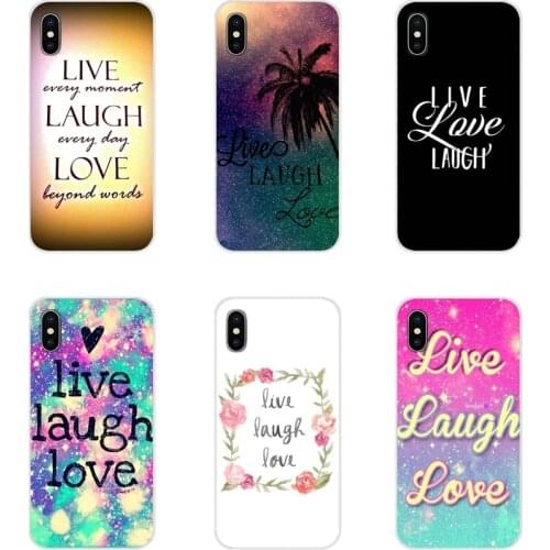 For Samsung Galaxy A3 A5 A7 J1 J2 J3 J5 J7 2015 2016 2017 Accessories Phone Cases Covers Love. Laugh. Live Life Quote