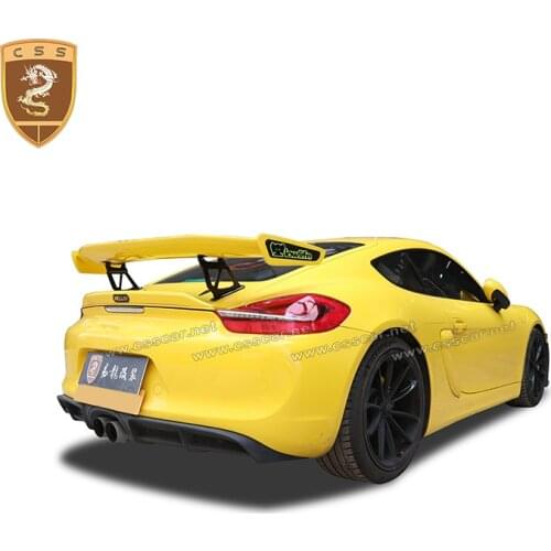 FRP unpainted Car Body Kit For Porsch Boxster Cayman 981 Change GT4 Style Body Kit 2006-2016