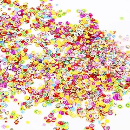Slime Accessories Supplies Decoration Toy 1000g/bag Fruit Slices Filler For Nail Art Slime Fruit Addition For Lizun Diy