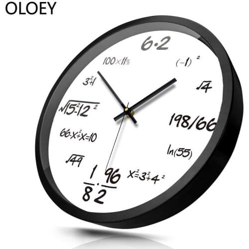 Wall Clock Modern Design Black Creative Large Clocks Wall Watches Mechanism Kitchen White Wall Clock Horloge Farmhouse Decor