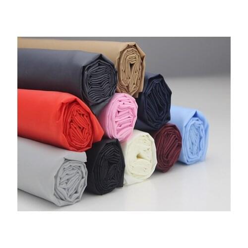 Solid color denim lining fabric Handmade DIY suit woolen cashmere coat windbreaker lining fabric 97cm