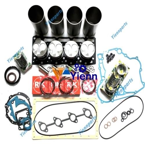 V1405 Engine Overhaul Rebuild Kit With Liner Gasket Kit Piston Piston Ring Excavator Tractor Diesel Engine Repair Parts
