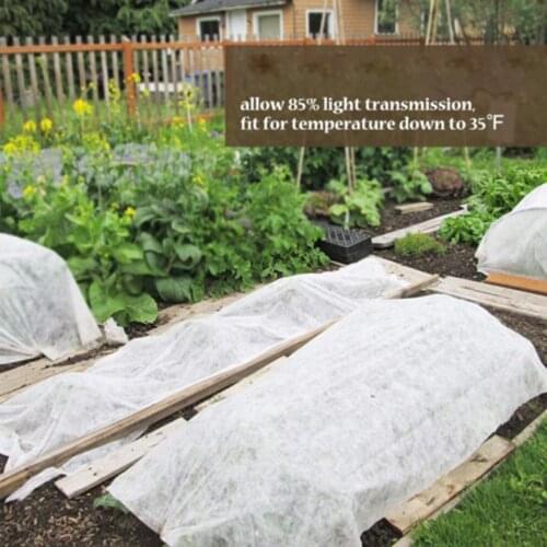 Plant Row Cover For Vegetables Sun Greenhouse Warm Freeze Protection Netting Cloth Garden Non Woven Seedling Protector Fabric
