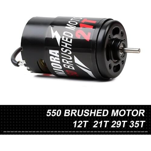 RC Car 550 Brushed Motor 1PCS 12T 21T 29T 35T for 1/10 RC Crawler Car Traxxas Slash TRX4 Axial SCX10 90046 AXI03007 JL