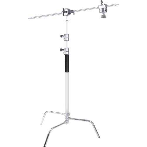 Neewer Photography Upgraded Heavy Duty Stainless Steel C-Stand with Hold Arm
