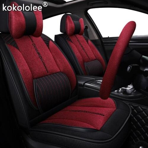 Kokololee fabric car seat cover For skoda karoq dodge ram 1500 suzuki ignis citroen c4 grand picasso ford explorer car seats
