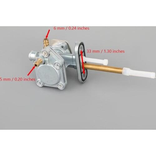 Artudatech FUEL VALVE PETCOCK fit for Suzuki DR125 DR125SE DR200SE DR200 DR200S 44300-44AB0 Motorcycle Accessories