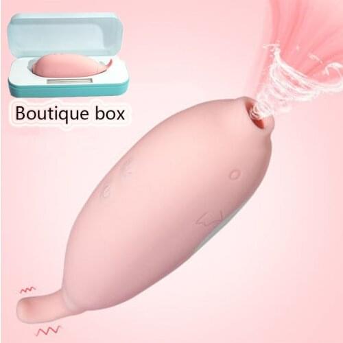 New Clit Sucker Vibrator Nipple Sucking Clitoris Vagina Stimulator Sex Oral Licking Blowjob Tongue Vibrating Sex Toys for Women