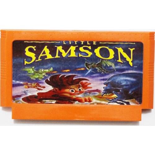 Top Quality Game Cartridge 60 Pins 8 Bit Game Card - Little Samson Region Free
