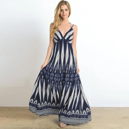 Restoring Ancient Ways Is Printed Spaghetti Strap Dress V-Neck Fashion Sexy Tie - Up Slim Dresses for Summer Women 2021