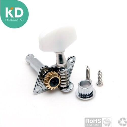 1 PC Chrrome Open gear High end vintage style guitar tuning peg replacement ratio 1:15 guitar string machine heads