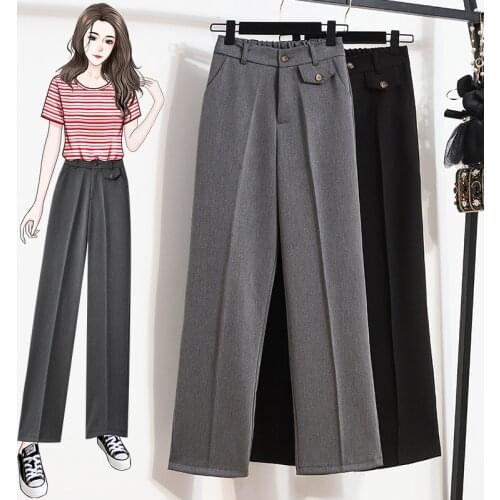 2021 Loose size New Summer Women Pants New Female Loose Womens Trousers Oversize Maxi High Waist Womens Harem Pencil Pants
