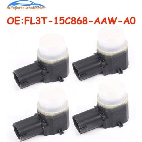 4 pcs/lot OEM FL3T-15C868-AAW FL3T15C868AAW Fit For Ford Car PDC Parking Sensor FL3T-15C868-AAW-A0 White Color