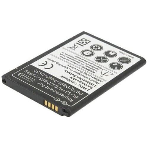 5pcs/lot 3500mAh Replacement Li-ion Battery For LG G3 BL-53YH G3 D855 F400 D830 D850 VS985 D850 D851