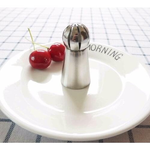 Russian Piping Nozzles Ball Shaped Stainless Steel Pastry Tool Cream Pastry Icing Tips Cup Cake Cupcake Decoration No.6