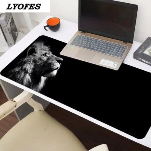 Mouse Pad Large Gaming 80x30cm XXL Lockedge Computer Gamer Keyboard Mouse Mat Hyper Beast Desk Mousepad for PC Desk Pad