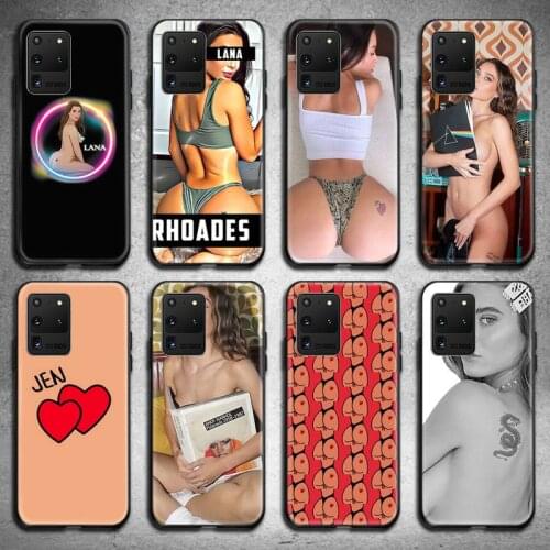 Lana Rhoades Phone Case for Samsung S20 plus Ultra S6 S7 edge S8 S9 plus S10 5G lite 2020