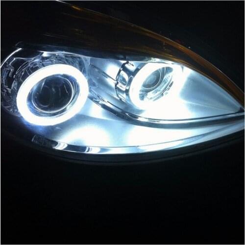 TPTOB 2 pcs Daytime Running Headlight Lamp Car Angel Eyes Led Halo Ring Headlight DRL 12V 60MM 70MM 80MM 90MM 100MM 110MM 120MM