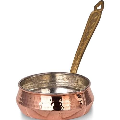 Long Handle Wax Melting Pan Candle Soap Melt Pot Copper Coffee and Milk Jug Sauce Pan Latte and Frothing Jug