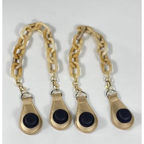 1 pair Short Acrylic-based Resin Bag Handles For Obag Mini Bag 2021 Hand Take Length New Style