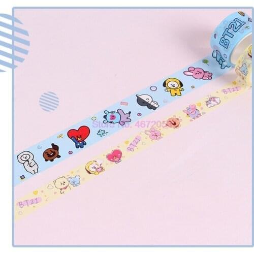 500pcs Masking Washi Tape Decorative Adhesive Tape Decora Diy Scrapbooking Stickers Kawaii Label Stationery School Supplies