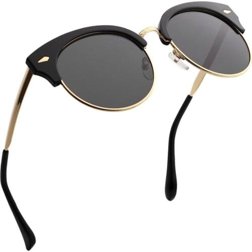 Polarized Sunglasses Retro Round Sunglasses Women Fashion Anti-glare Car Driving Glasses Decorative Eyeglasses Frames UV400 MARE