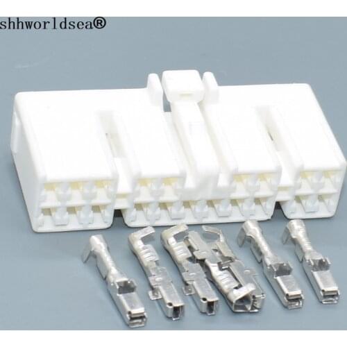 Shhworldsea 2/5/10/30/50/100sets 20 pin car wire connector plug MG641080 for Toyota crown for overlord for lexus